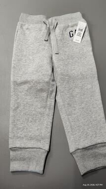 Baby Gap Boy's Jogger Sweatpants Size 3T Gray NWT